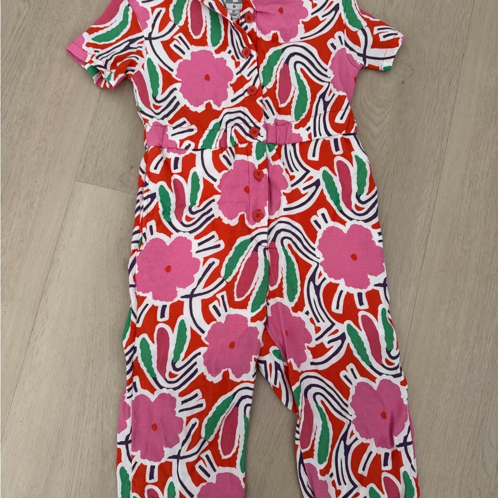 DVF + Target 4T Vibrant Floral Jumpsuit